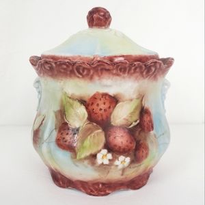Vintage Lippold signed Strawberry Jar